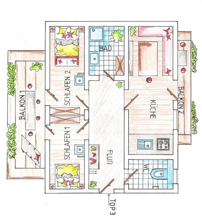 Apartment Theresia Schwendau Eksteriør bilde